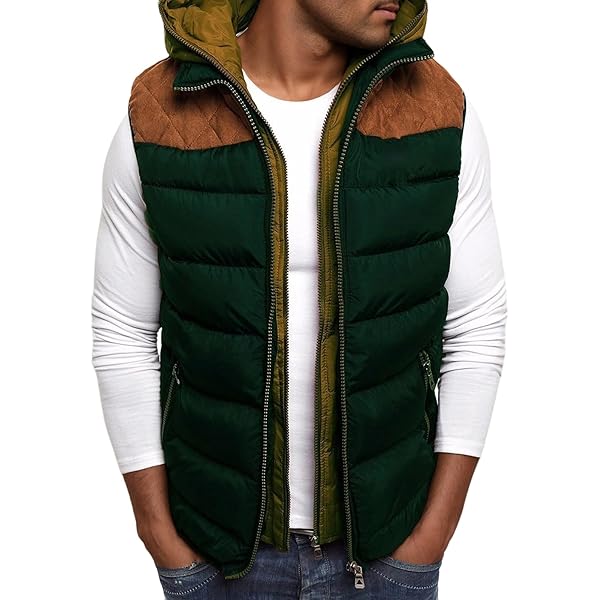 トップス hooded short vest - olive / pilot twill トップス hooded short vest - olive / pilot twill Koodred